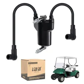 Qh-f76 10l0l Upgraded Dual Ignition Coil Pack For Ezgo Txt Medalist Marathon 4
