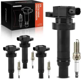 273012b010 A-premium Set Of 8 Ignition Coil Pack And Iridium Spark Plugs Compatible