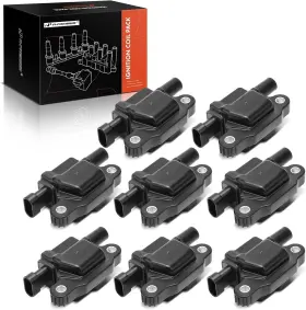 Apic-0315 A-premium Ignition Coil Pack Set Of 8 Square Compatible With