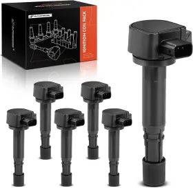 Apic0157nmf A-premium 6pcs Ignition Coil Packs Compatible With Black