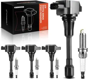 Apic0490mf A-premium Set Of 4 Ignition Coil Pack And Iridium Spark Plugs Compatible