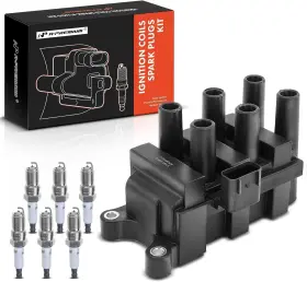 Apic0630 A-premium Ignition Coils And Spark Plugs Kits Compatible With Ford Taurus