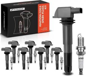 Apic0677 A-premium Ignition Coils Spark Plugs Kits For Porsche Cayenne 03-06 V8 4.5l