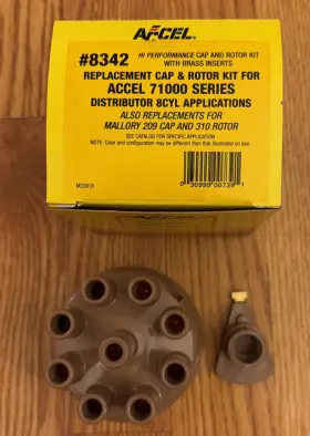 8342 Accel Distributor Cap And Rotor Kit #8342 Replacement Mallory 209 310