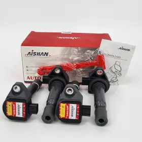 Fas000018 Aishan Set Of 4 Ignition Coil Pack Compatible With 2006-2011 Honda Civic 1.8l