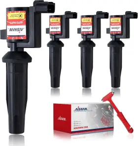 Fas000027 Aishan Set Of 4 Ignition Coil Pack Compatible With Escape Focus Fusion Transit