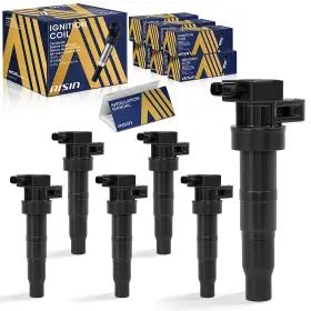 Escaz-00366 Aisin Set Of 6 Ignition Coils Coupe Sedan For Hyundai Santa Fe Xl