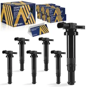 Escaz-00395 Aisin Set Of 6 Ignition Coils Sedan For Hyundai Santa Fe Kia Optima