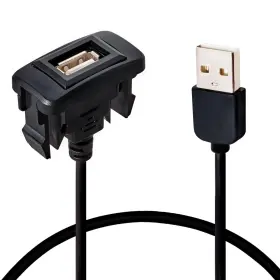 Ub-usb4022 Anina 1.57 Inch X0.87 Usb Port Car Charger For Toyota Male X 0.87 Black