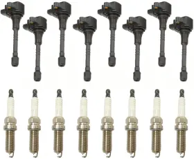 198378 Apm Direct Ignition Coils And Platinum Spark Plugs Fits Nissan Armada 5.6l 2017-2021