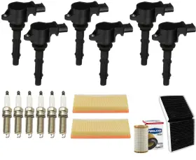 200096 Apm Ignition Coils Spark Plugs And Filters Fits Mercedes Benz Slk280 3.0l 2006-2008