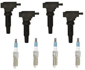 200109 Apm 4 Direct Ignition Coils And Spark Plugs Fits Ford Edge 2019-2021 2.0l