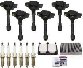 200116 Apm Ignition Coils Spark Plugs Tune Up Kit Fits Infiniti Q70 Q70l 3.7l 2014-2019