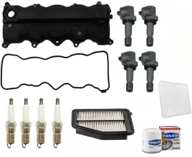201666 Apm Ignition Coils Spark Plugs Valve Cover And Filters Fits Honda Civic 1.8l 2012-2015