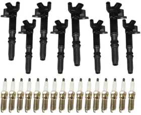 204324 Apm Ignition Coil And Spark Plugs Fits Ford F-150 6.2l 10-2014 F-350 2011-2014