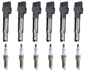204346 Apm Ignition Coil And Double Iridium Spark Plugs Fits Porsche Cayenne 3.6l 2008-2010