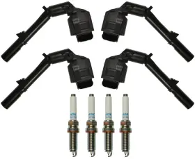 204360 Apm Direct Ignition Coil And Laser Iridium Spark Plugs Fits Infiniti Q50 2.0l 16-2019