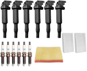 215175 Apm Direct Igntion Coils Laser Spark Plugs And Filters Fits Bmw X3 11-2017 3.0l With Atc