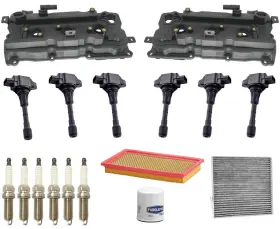 217888 Apm Vave Covers Ignition Coils Spark Plugs And Filters Fits Nissan Murano 3.5l 09-2014