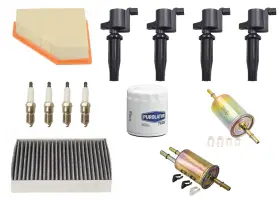 229095 Apm Ignition Coils Plugs Air Filter Gas Cabin Fits Ford Focus 2008-2011 2.0l