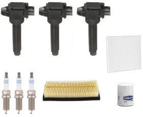 7805-3568 Apm Ignition Coils Spark Plugs Tune Up Kit Fits Mitsubishi Mirage 1.2l 2014-2023