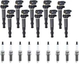 7805-6253 Apm Direct Ignition Coils And Spark Plugs Fits Bmw M5 5.0l 2006 2007 2008 2009 2010