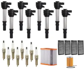 7810-3206 Apm Ignition Coils Spark Plugs Engine Cabin And Oil Filters Fits Bmw M3 V8 2008-2013