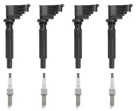 90219 Apm Direct Ignition Coils And Iridium Spark Plugs Fits Jeep Wrangler 2.0l 2018-2024