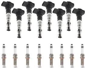 Uf521 Apm Direct Ignition Coils And Cooper Spark Plugs Fits Volkswagen Phaeton 4.2l 2004-06