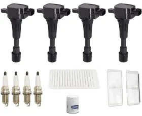 Uf655 Apm Ignition Coils Spark Plugs Air Cabin And Oil Filters Fits Mazda 2 1.5l 2011-2014