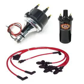 A3406 Appletree Automotive Ripper Ii Ignition Kit With Billet Distributor Red Dunebu