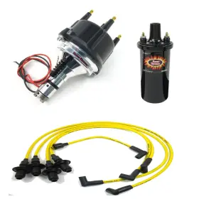 A3407 Appletree Automotive Ripper Ii Ignition Kit With Billet Distributor Yellow Dun