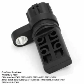 23731-6j90b Artudatech C186-a005-black Camshaft Cam Position Sensor For Nissan Altima 2002-2005 Pc460 Sg #3