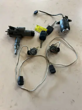 4a0905855a Audi 92 93 94 100 C4 S4 S6 Oem Complete Ignition Lock Key Set B48a