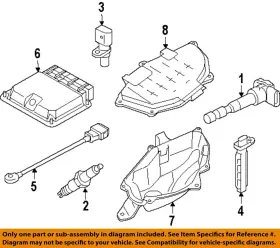 059906433k Audi Oem 12-18 A6 Quattro Electrical Ignition System-crnkshft Sensor