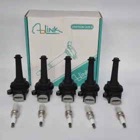 86778370 Aulink Ignition Coil And Spark Plug Kit Volvo C30 C70 S40 S60 V50 V70 Xc60 Xc70