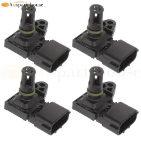 68002437aa Auspartshouse 10159029 4x Manifold Pressure Sensor For 2007-up Dodge Ram 2500/3500 6.7l