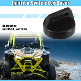 Automall Tech 718844279017 Ignition Switch Key Fob Cover Shell Case For Polaris Rzr Xp1000 900 800 Black