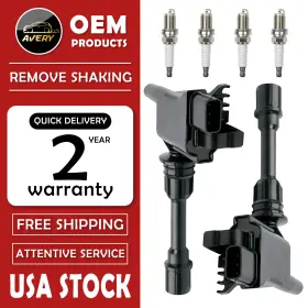 Uf407 Avery 2x Ignition Coils 4x Spark Plugs For Mazda Protege 2001-2003 2.0l L4