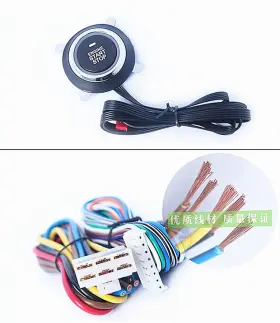 Lf8901d Bcsmmcar Car Engine Start Keyless Entry Alarm System Push Button Remote Starter Stop Kit