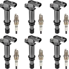 Uf270 Bdfhyk 01903 Ignition Coil Pack And Iridium Spark Plugs 4504 Compatible With
