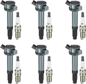 Xp104 Bdfhyk 07167 Ignition Coil Pack Uf486 And Iridium Spark Plugs Compatible