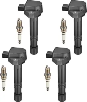 Bd-05-01805-ck Bdfhyk Ignition Coil Pack And Iridium Spark Plugs Compatible With Honda