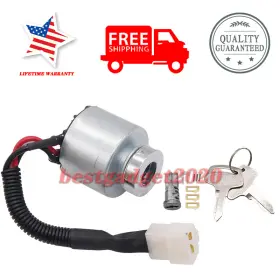 Bestgadget2020 66101-55200-a 66101-55200 Ignition Switch Fit Kubota Tg1860 Zd18 Zd18f Zd21 Zd21f Zd28 Bx1500d