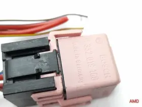 61358365326 Bmw 1997 540i E39 M62 Make Contact Relay Pink W Socket 0332019168 #2