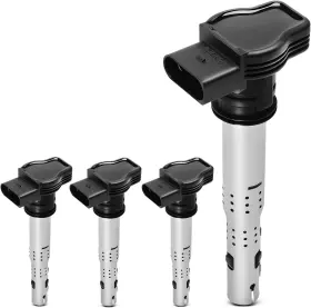 0137 Branded 651354345417 Set Of 4 Ignition Coil Packs Replacement For Audi A3 2006-2013 A4