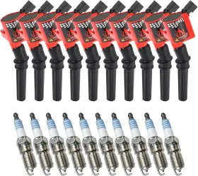 Cb-10202415a Carbole Ignition Coils Pack Dg508 And Iridium Spark Plug Sp479 Compatible