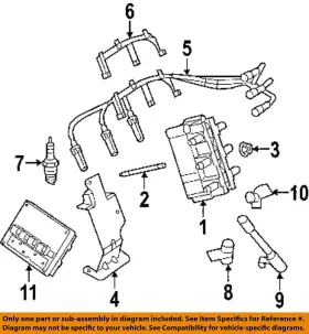 5029811ad Chrysler Oem 07-11 300 Electrical Ignition System-crnkshft Sensor
