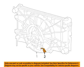 5290176aa Chrysler Oem 03-04 Viper Cooling Fan-wire Harness