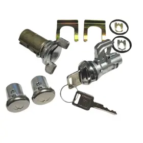 Py284c Cj Classic Trucks Column Ignition/glovebox/door Lock Cylinder Set With Square Keys Chevy C10 79-86